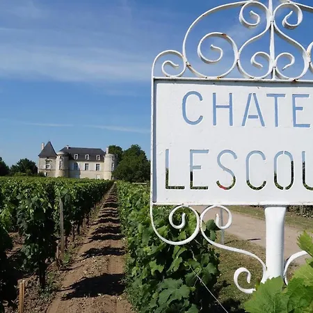 La Chambre Bleue Du Chateau De Lescours A Saint-Emilion Bed and Breakfast *