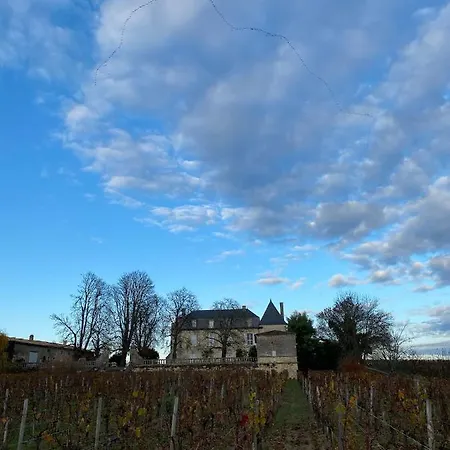 Bed and Breakfast La Chambre Bleue Du Chateau De Lescours A Saint-Emilion
