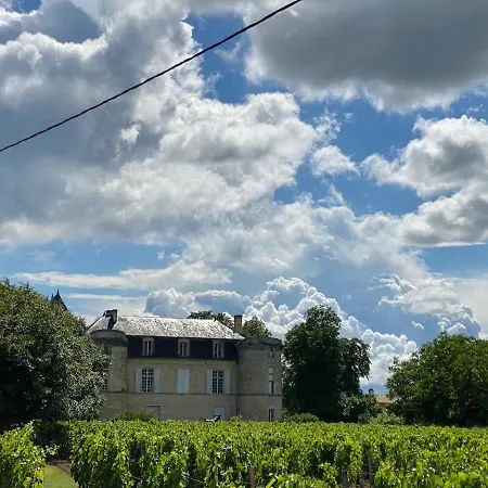 La Chambre Bleue Du Chateau De Lescours A Saint-Emilion Bed and Breakfast